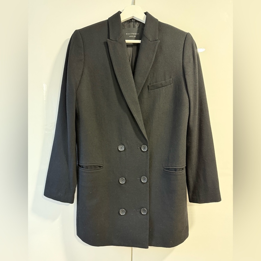 EQUIPMENT LONG BLAZER JACKET SIZE 2